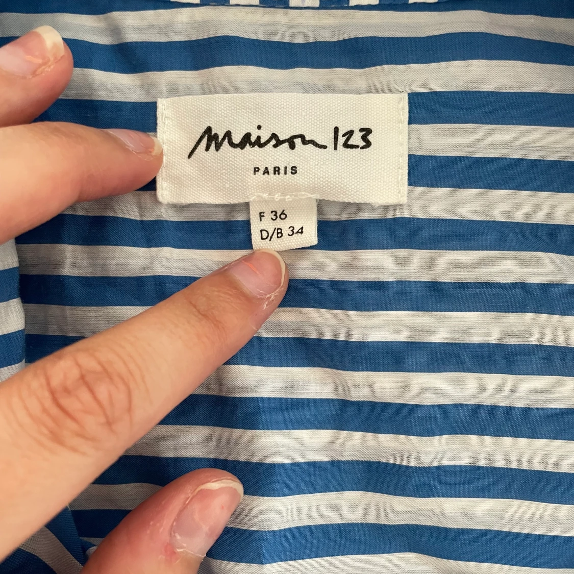 Maison 123 stripe shirt. Size 36 - 91