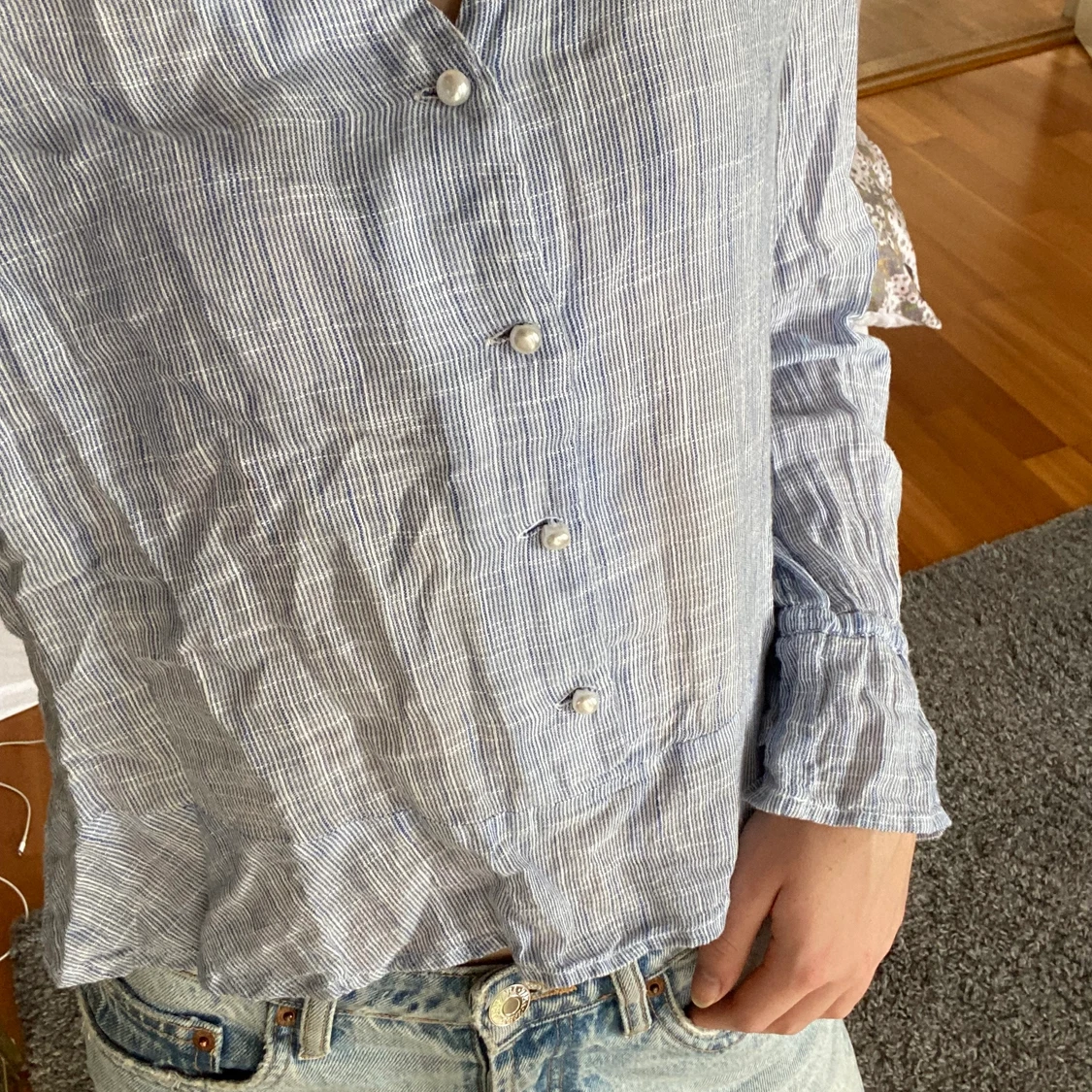 Gullig blus från mango - 90