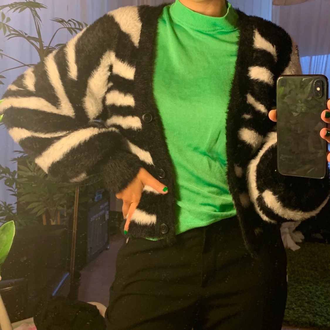 Zebra fluffig kofta - 91