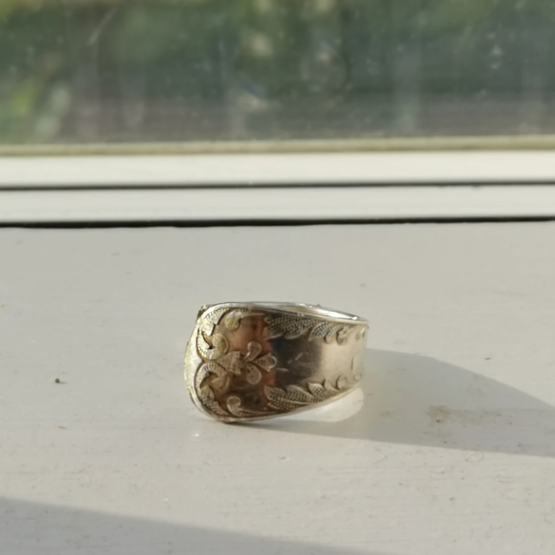 Äkta silver ring 