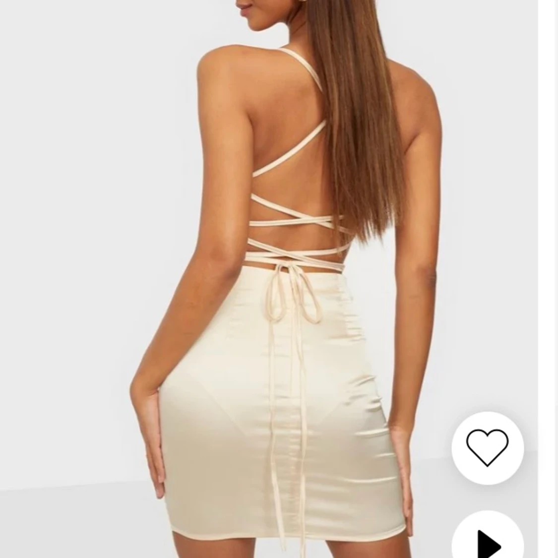 mini festklänning satin - 90