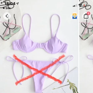 Bikini överdel - Oanvänd bikini överdel, lapp kvar. Jätte fin pastell lila färg perfekt för att förstärka brännan i sommar.