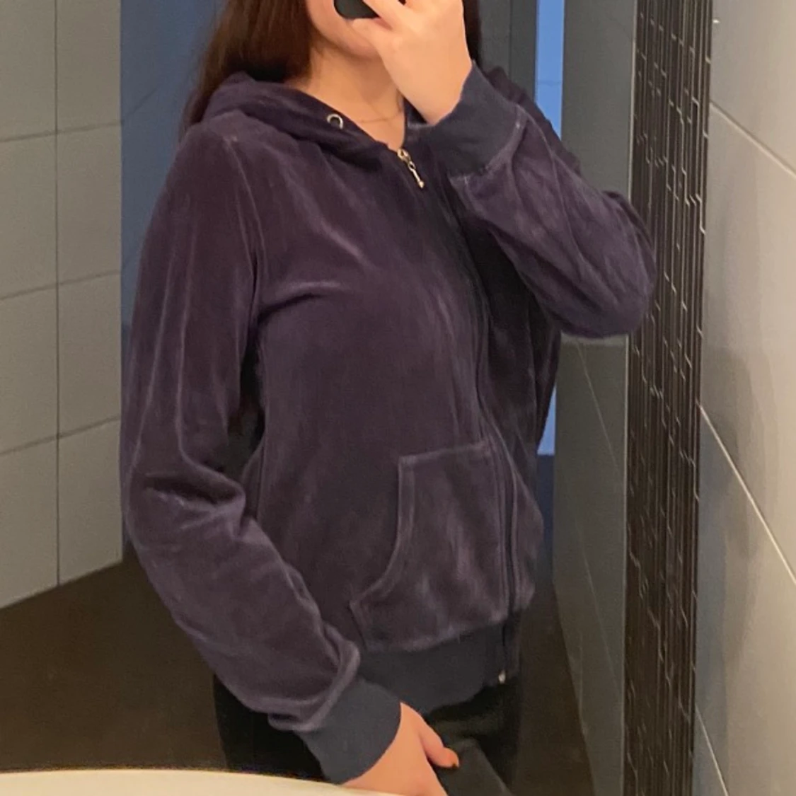 Mörkblå kofta  - 90