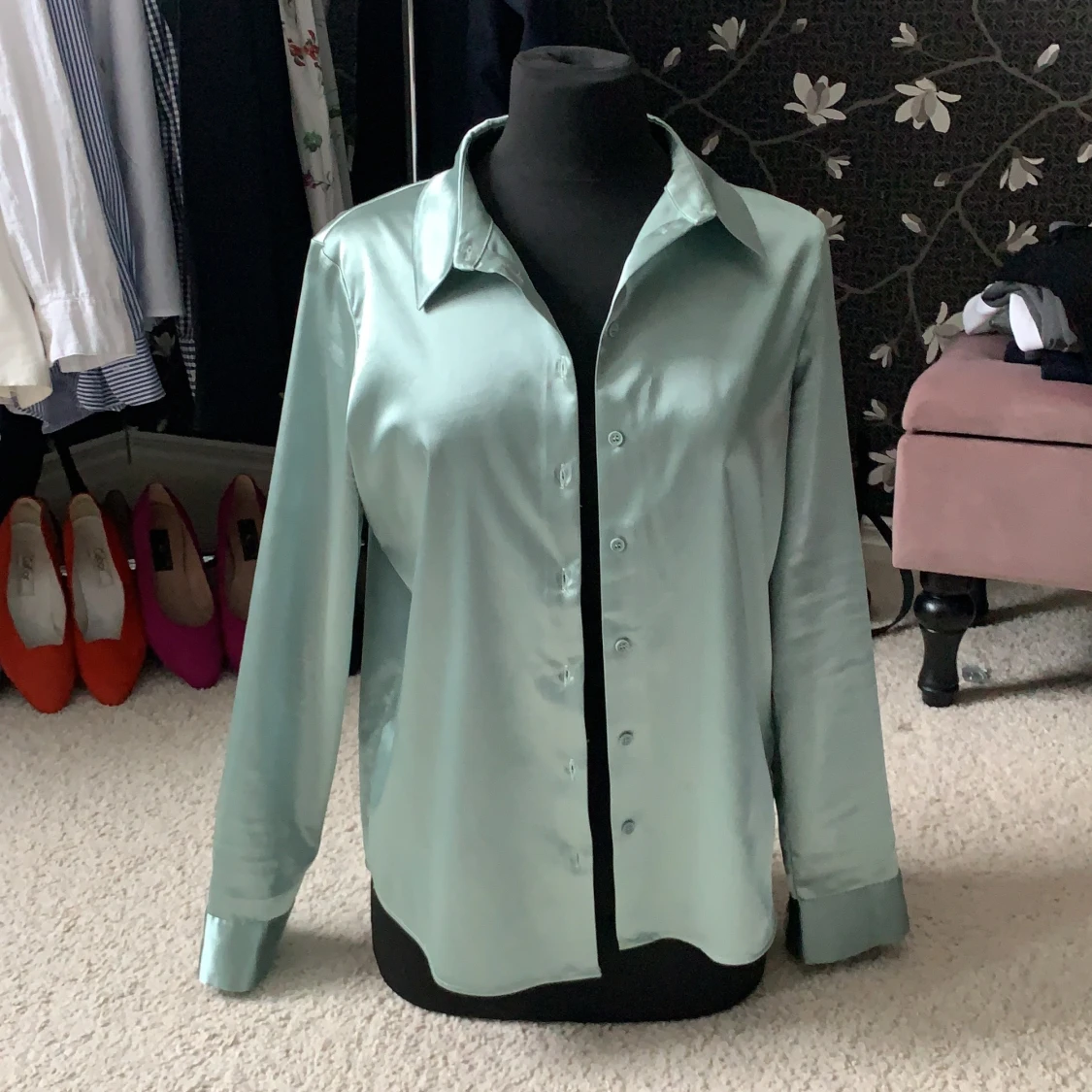 Samsøe Samsøe grön skjorta