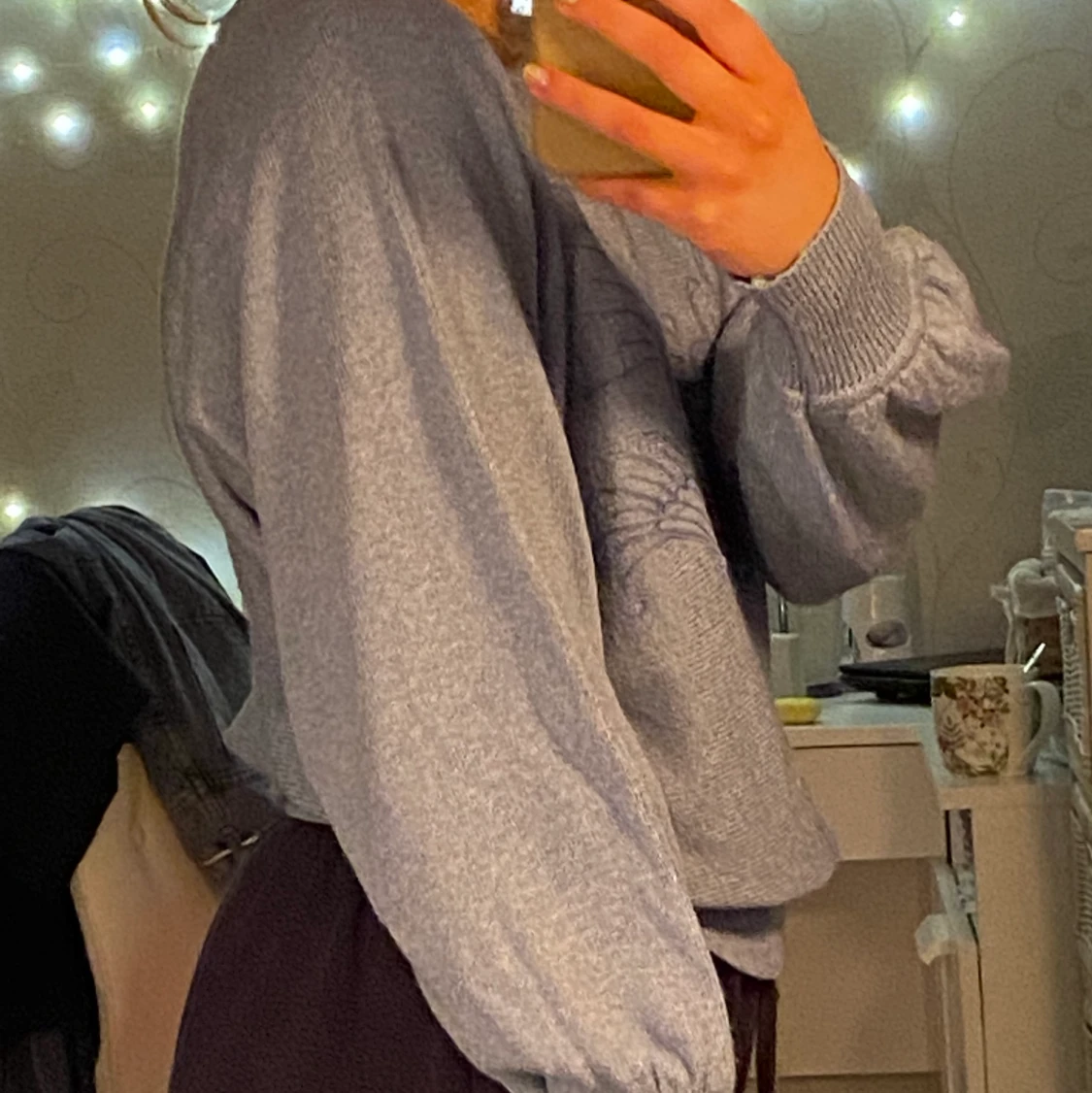 Fin ljusblå tröja - 90