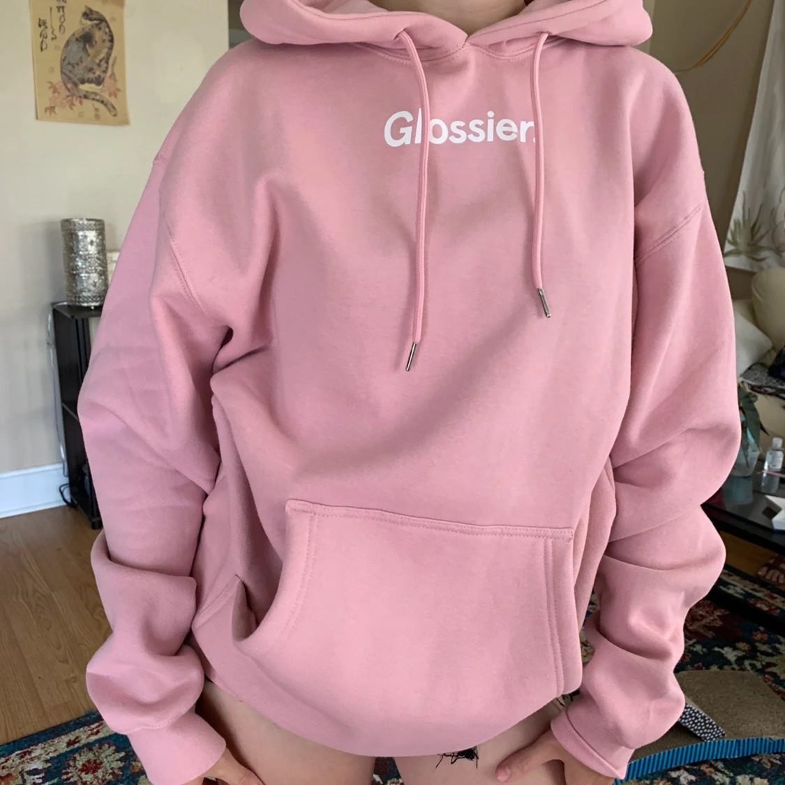 Glossier hoodie strl M