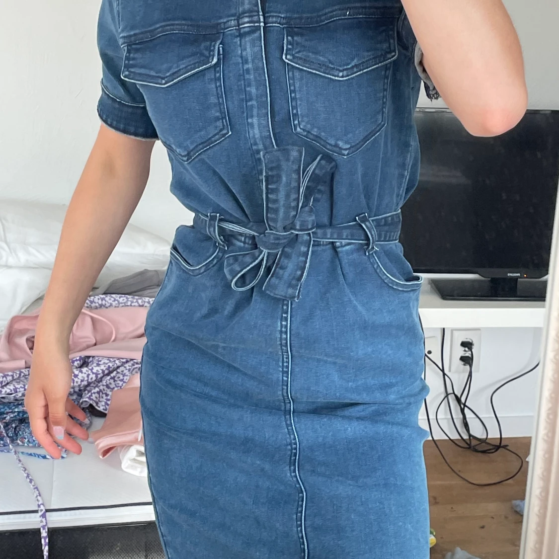 Jeans klänning  - 90