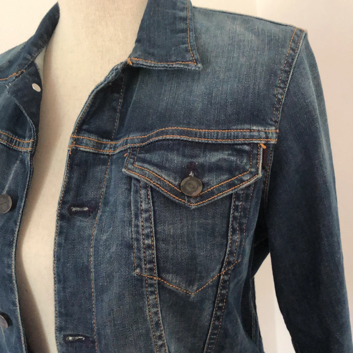 Jättefin jeansjacka - 90