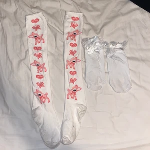 2 par Lolita strumpor 🌸 - Två par Lolita strumpor, säljs tillsammans! 🥰 Använda 2 gånger ❣️