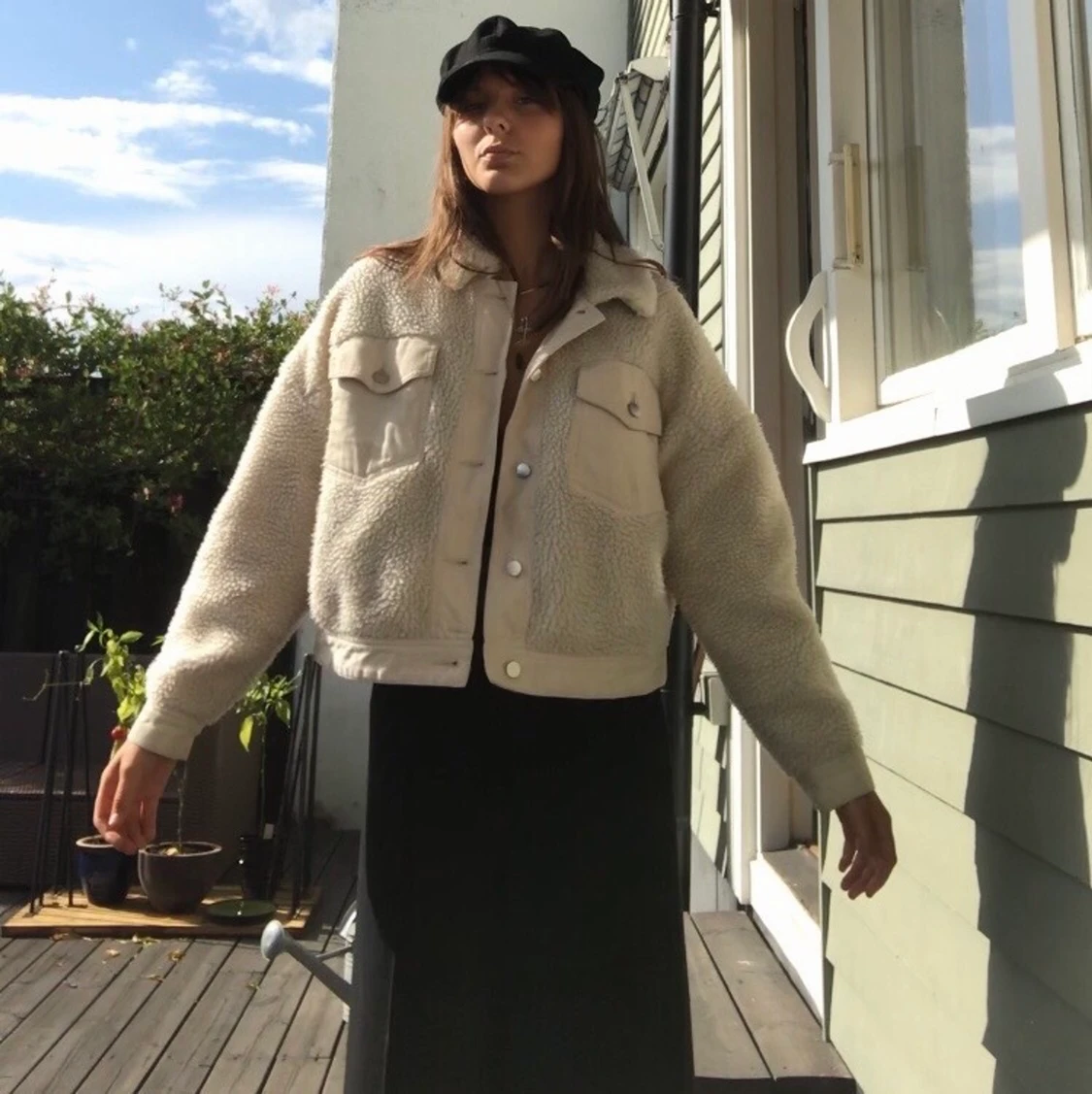 Beige Höstjacka  - 91