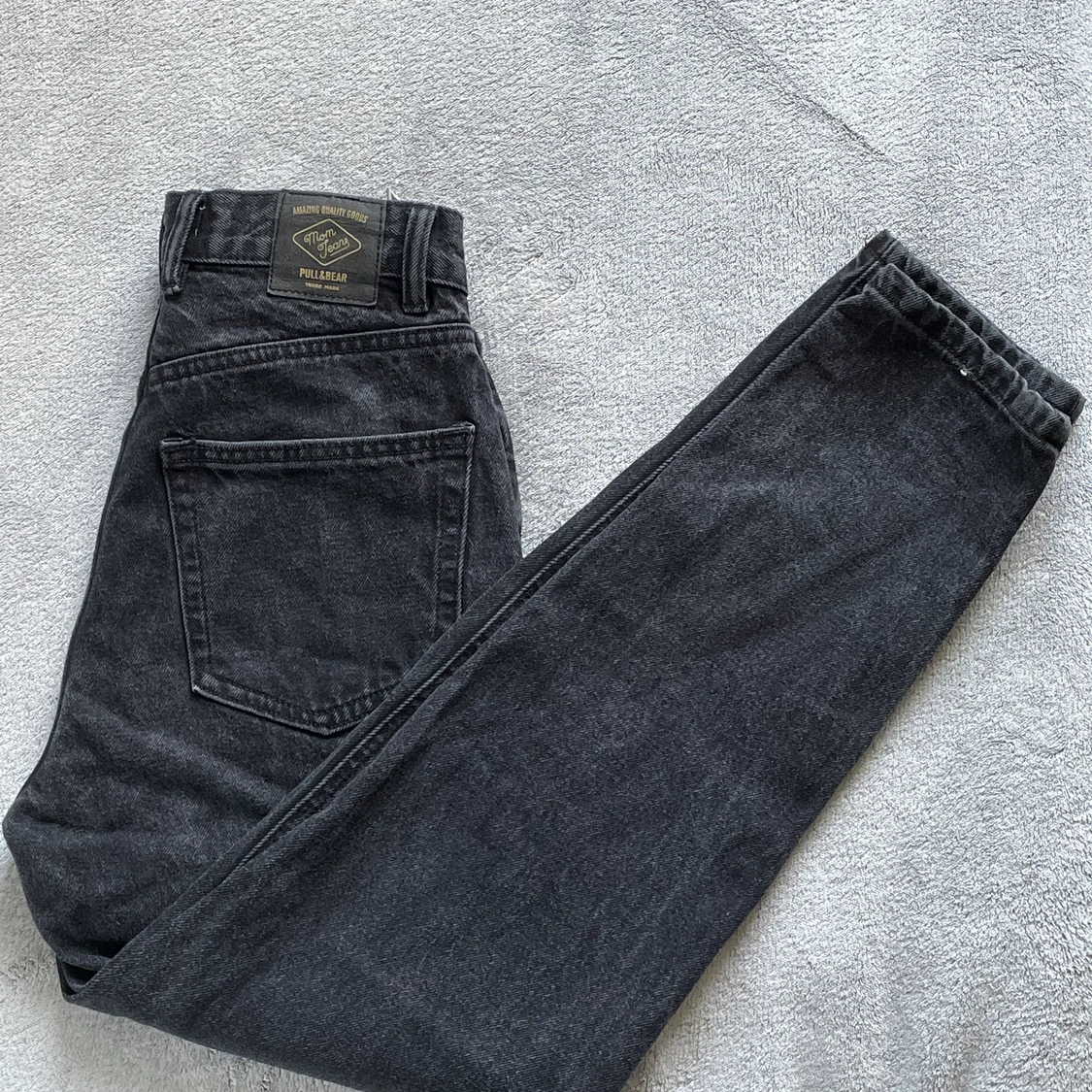 Pull&bear svarta mom jeans - 90