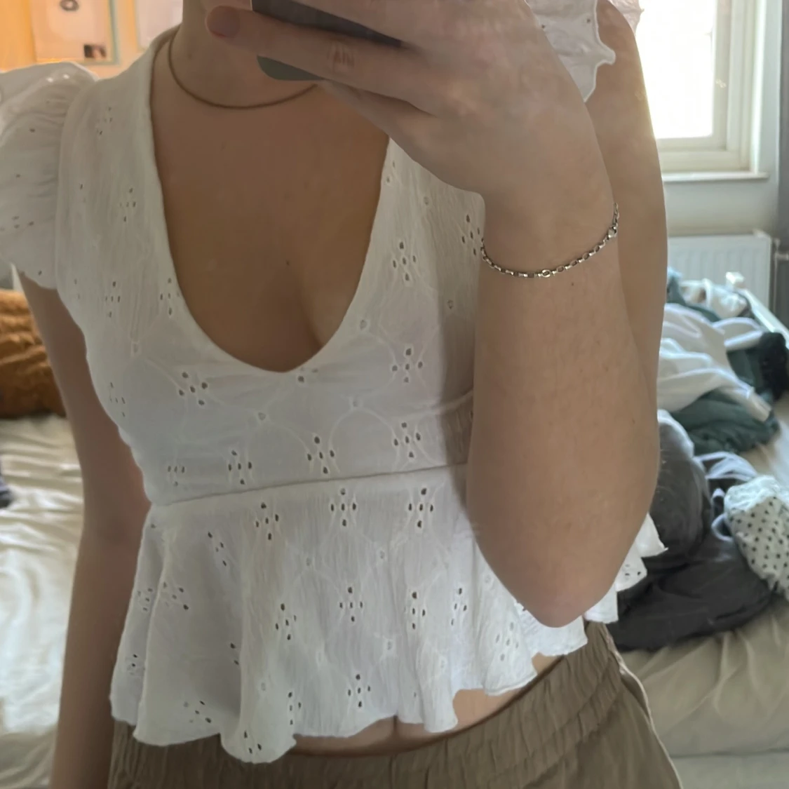 Vit topp🤍🤍