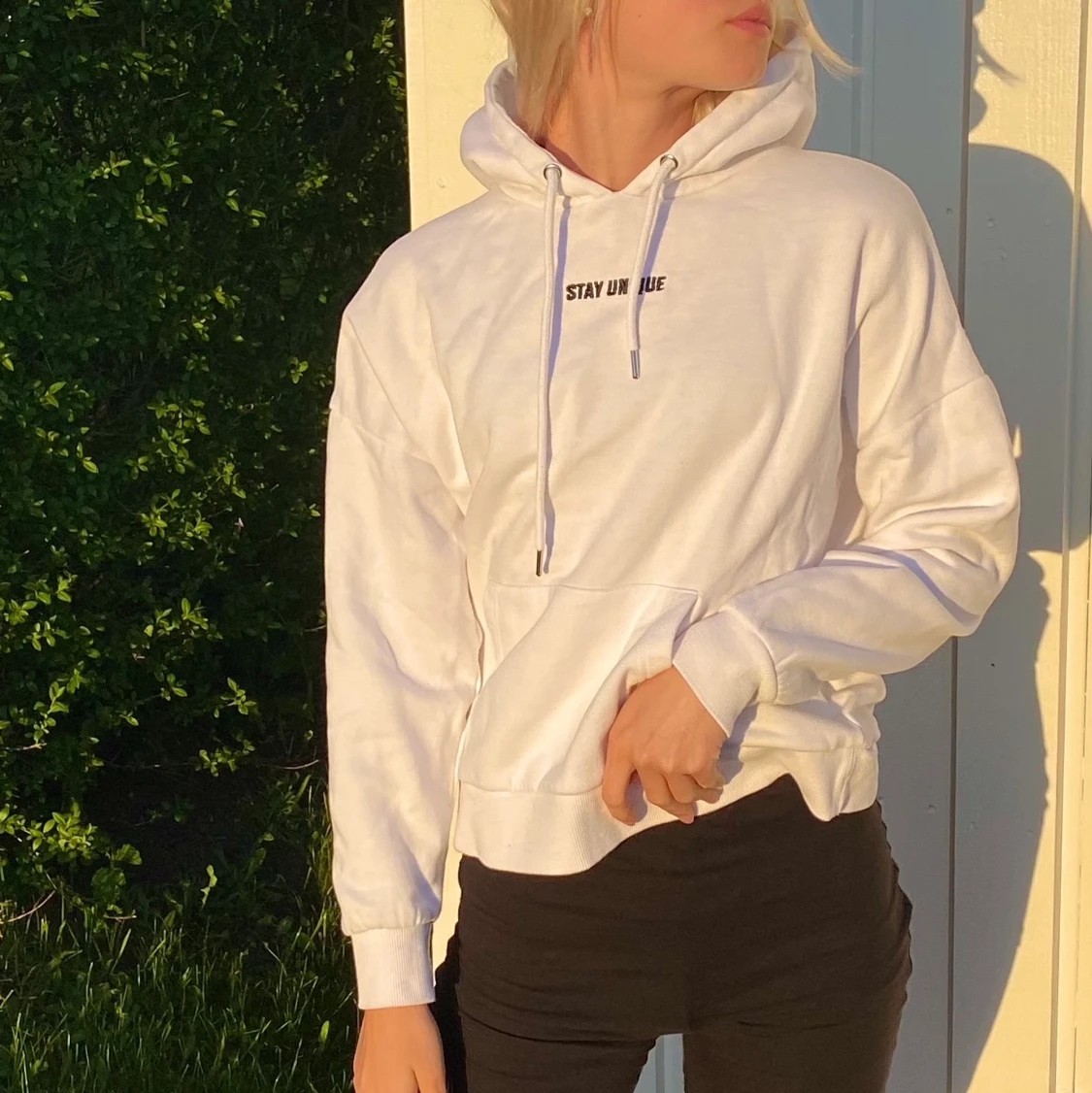 Hoodie Med Tryck - 90