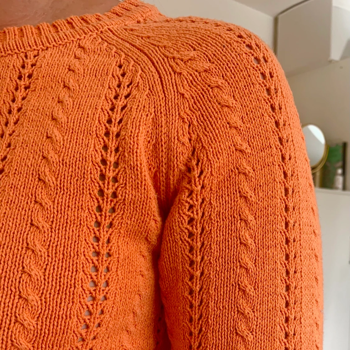 Boomerang stickad tröja  - 90