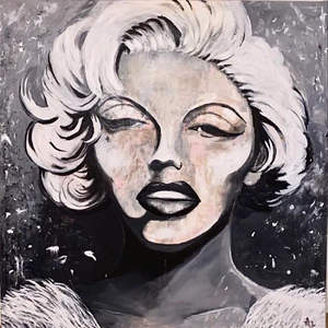 Canvas målning akryl  - Målad av mig 