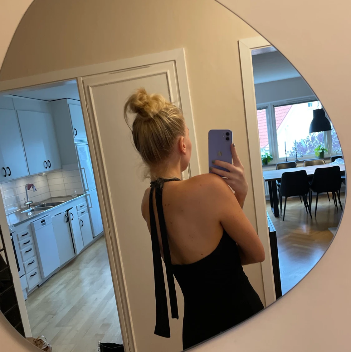 Klänning med halterneck🤎