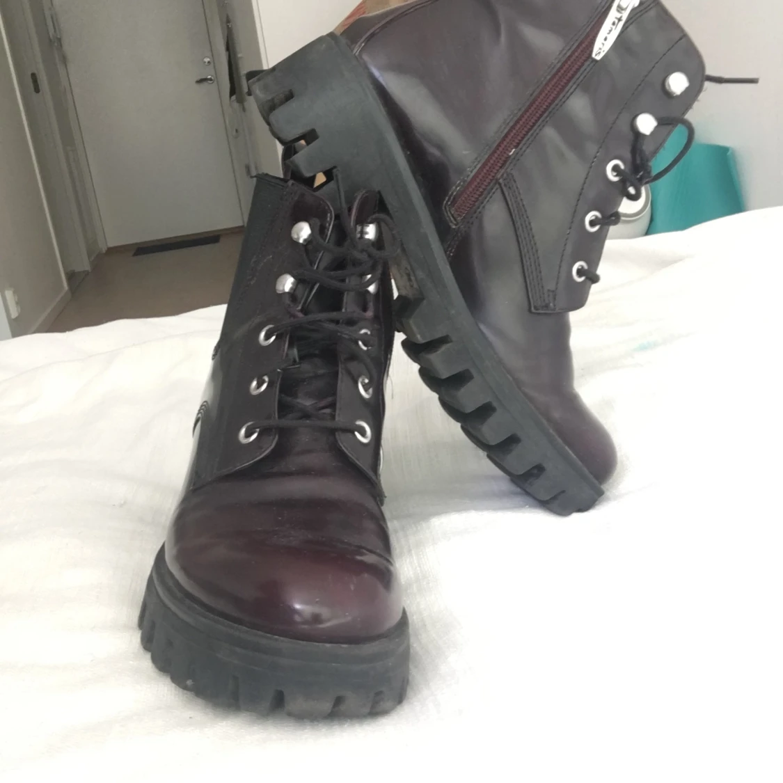 tamaris vegan kängor, storlek 38.