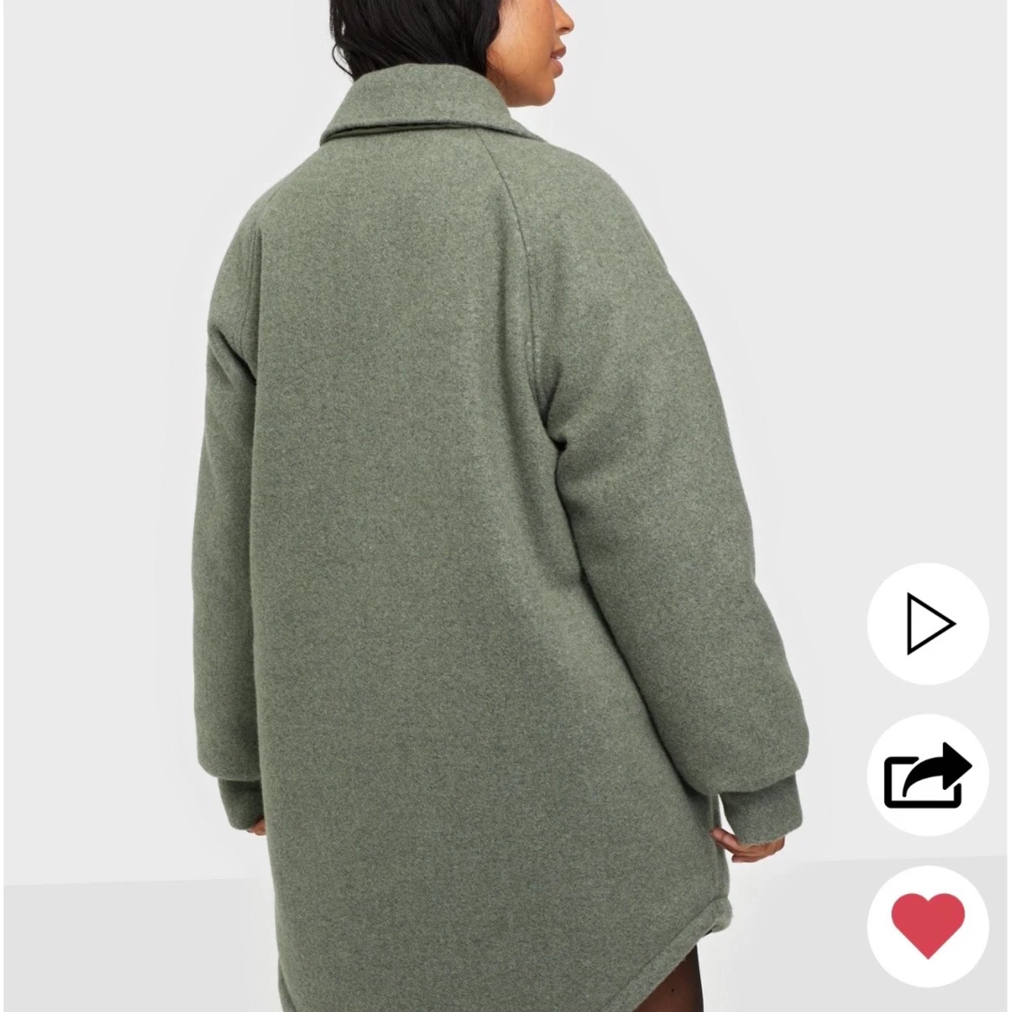 Varm Skjortjacka Storlek 38 Grön Moves - 90