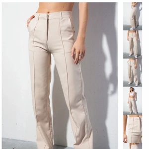 Beigea kostymbyxor  - Helt nya , ger jätte fin passform 💖 säljer pga kommer ej till användning! Ordinare pris 500 