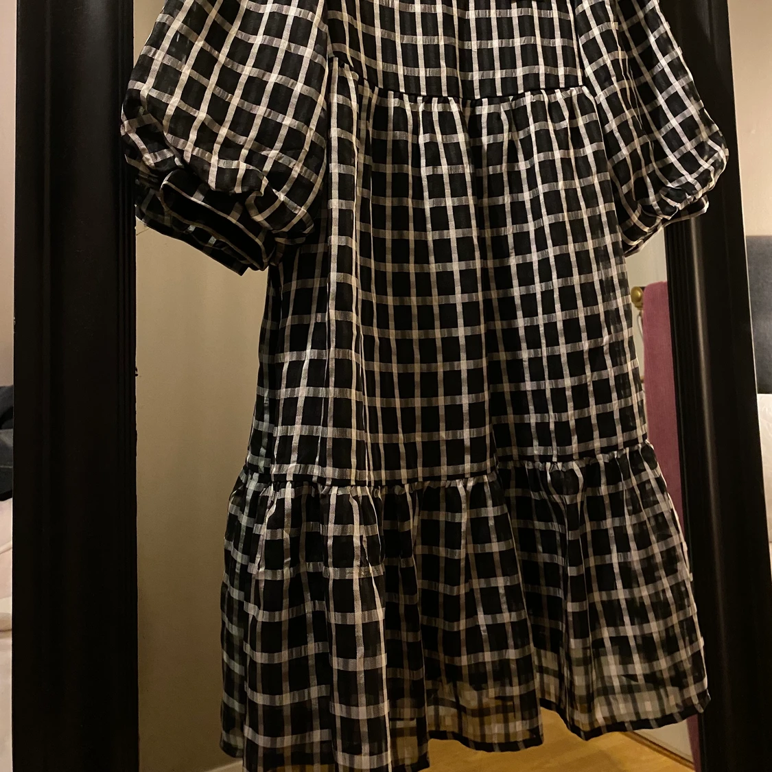 Mönstrad klänning  - 90