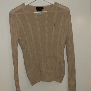 Beige kabelstickad Ralph lauren - Storlek s