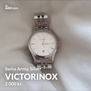 Victorinox klocka  - Nypris: 3995 kr. Äkta silver 🥰❤️pris går att diskutera