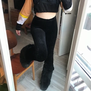 Valvet tights  - Storlek xs