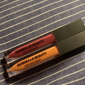 Aurora la beauty matte liquid lipstick - Matte lipstick 40kr/st 1. Passion 2. Lady