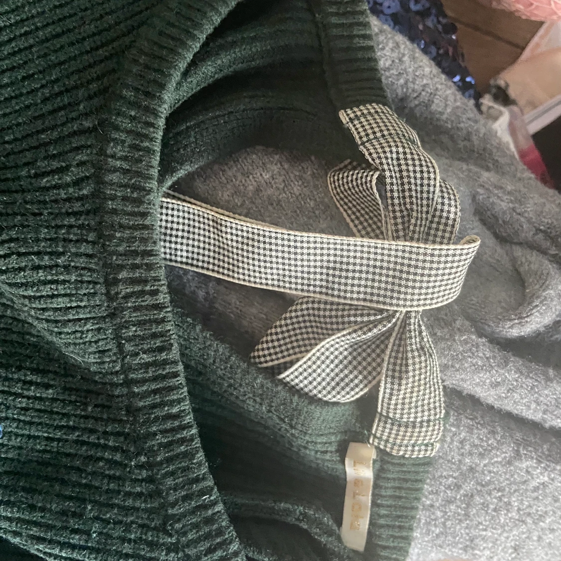 Skogsgrön tröja - 91