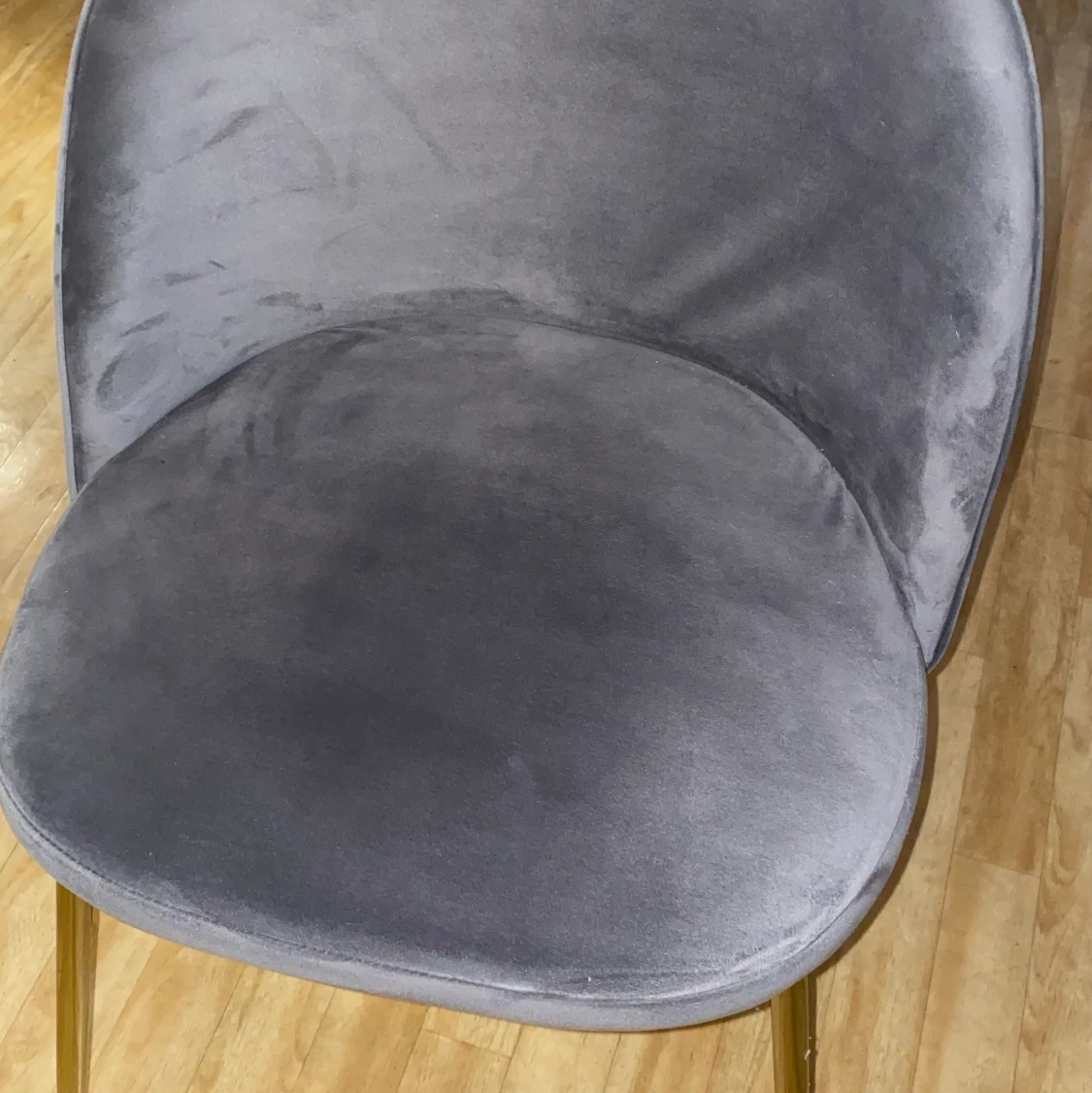 3 st sammet stolar - 91