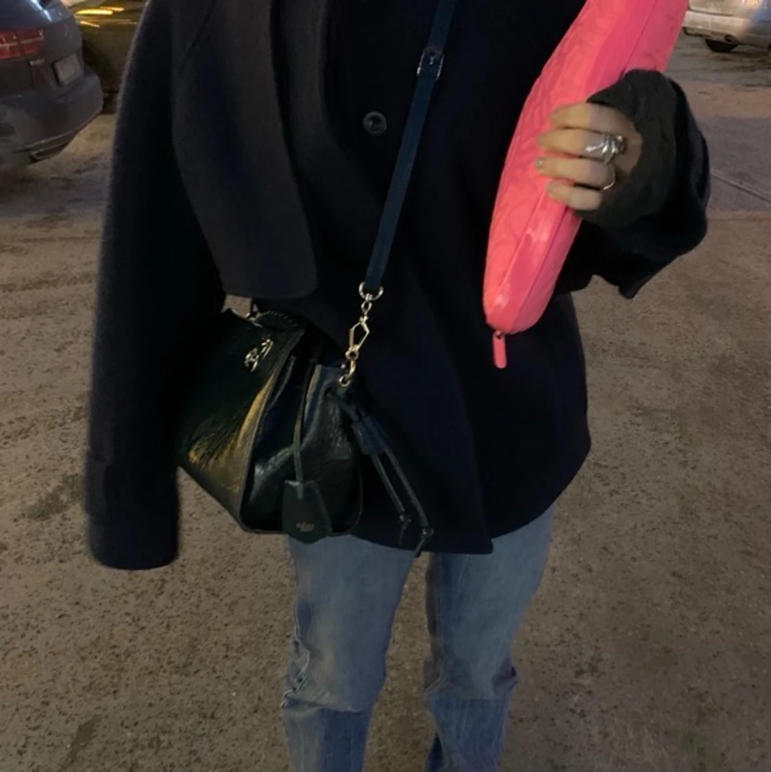 Mörkblå populär cos jacka! - 90