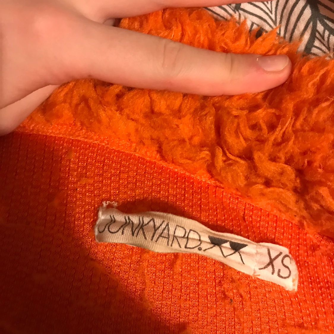 Orange teddyjacka - 91