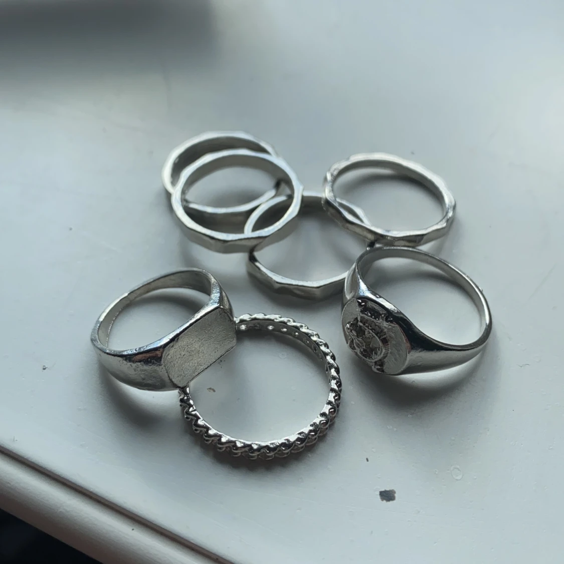 Chanky silver rings