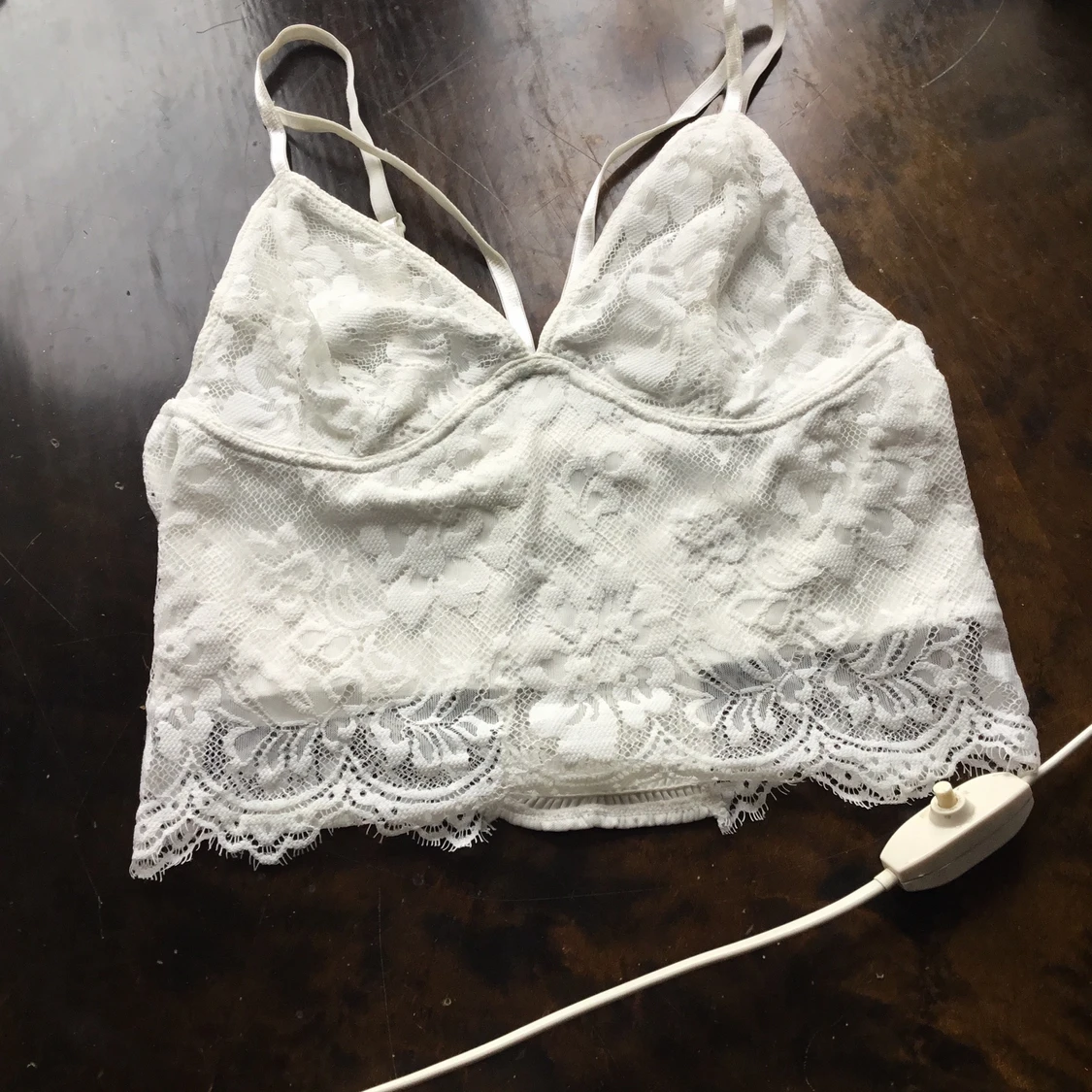 Söt summer vit topp - 90