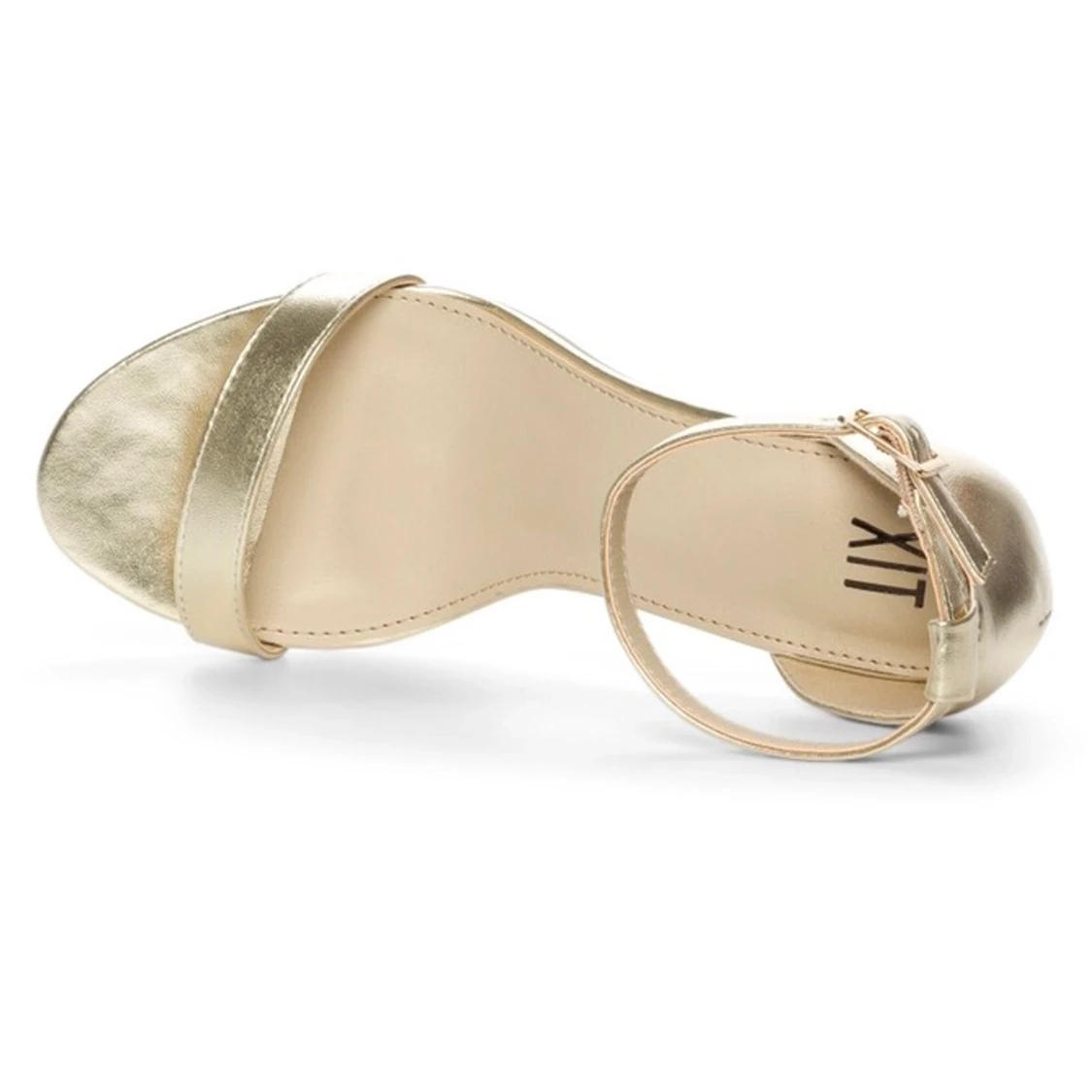 Skor, klackskor, guld - 91