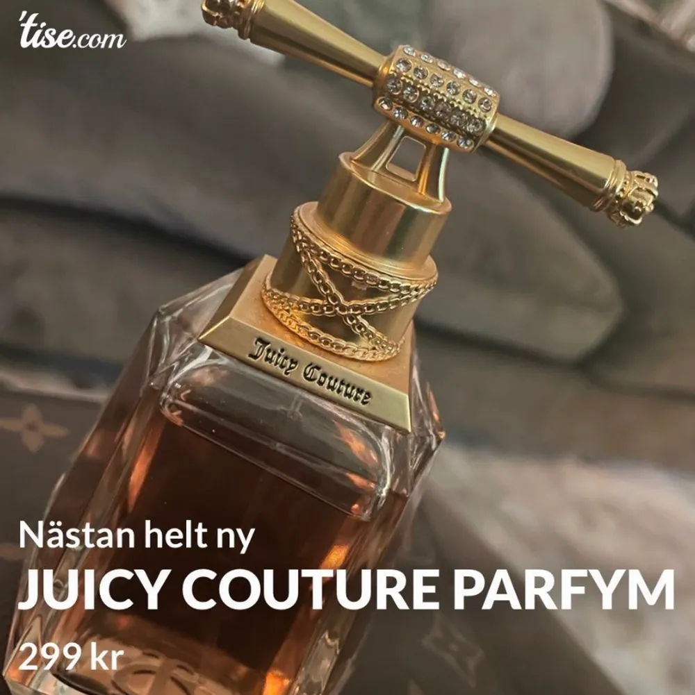 En endast testad parfym ifrån märket juicy couture, inköpt för 600kr, säljer nu för 299kr inklusive frakt (frakt är alltså inräknat i priset). Övrigt.