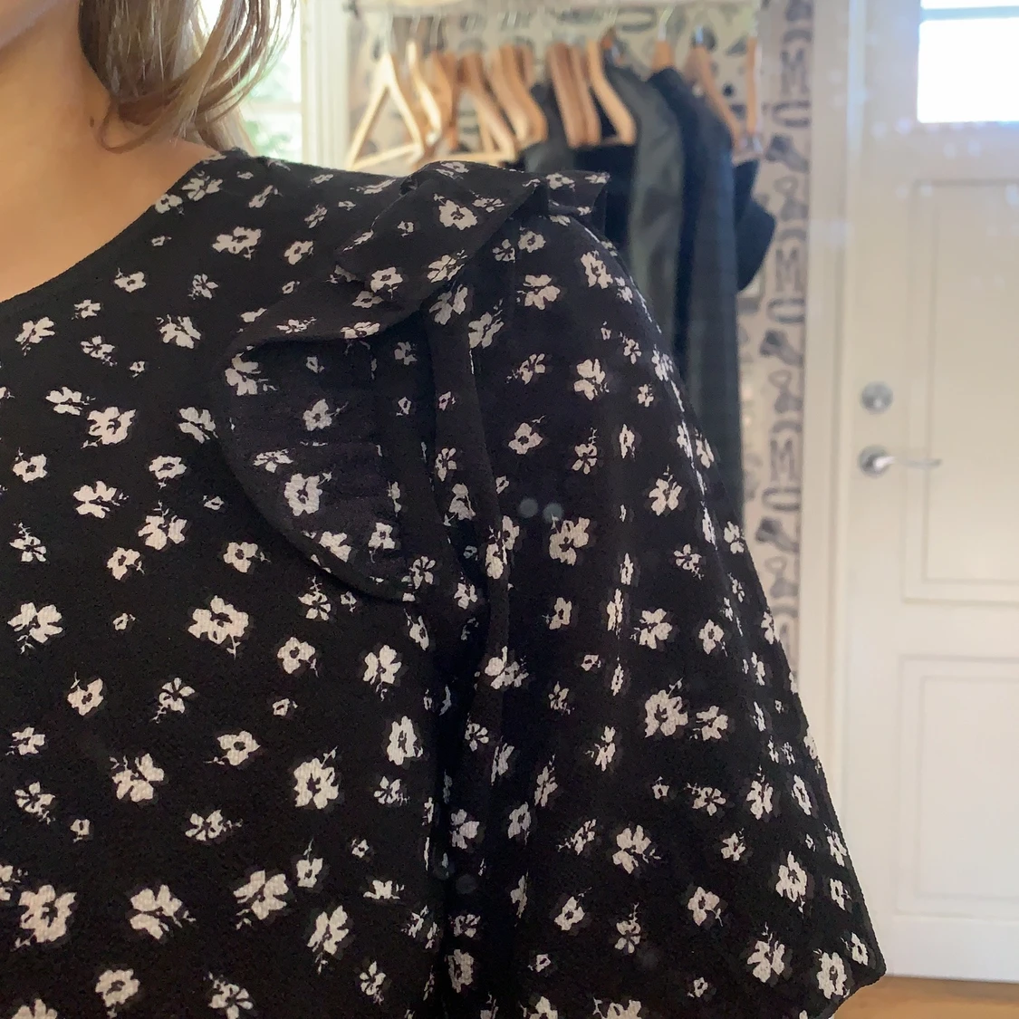 Blommig klänning  - 90