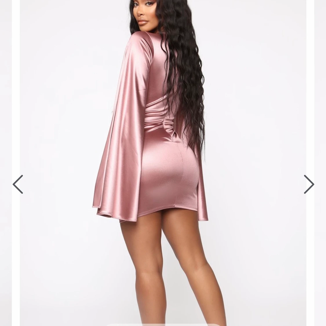 Satin klänning - fashion nova  - 90