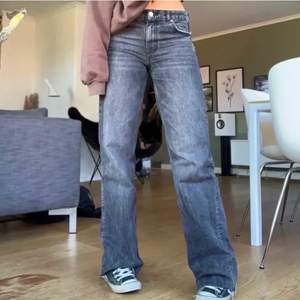 Populära jeans från Zara som tyvärr är för stora för mig. Köptes på plick i höstas men har inte används sedan dess. Inte klippta och passar folk upp till 175 cm!