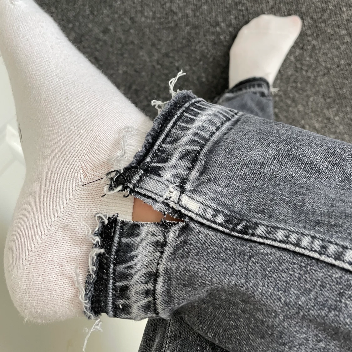 Straight jeans grå - 91