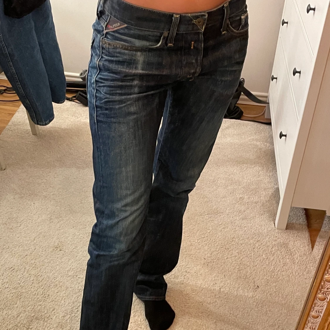 Lågmidjade replay jeans - 91