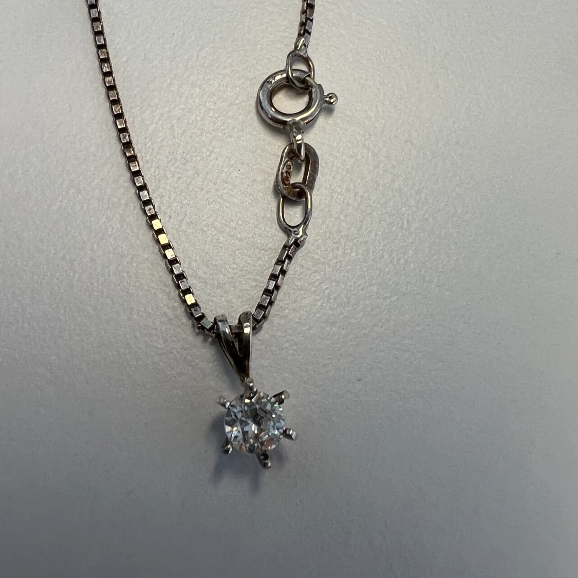 Supersnygga äkta silver halsband  - 90