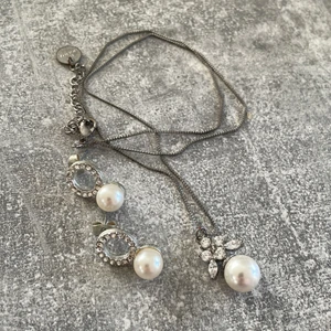 Smyckesset med pärlor - Fint set med halsband och örhängen. Jättefint!