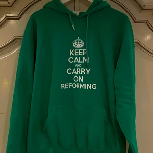 Grön hoodie - Citatet talar för sig själv. Rolig hoodie i fleece-material💚