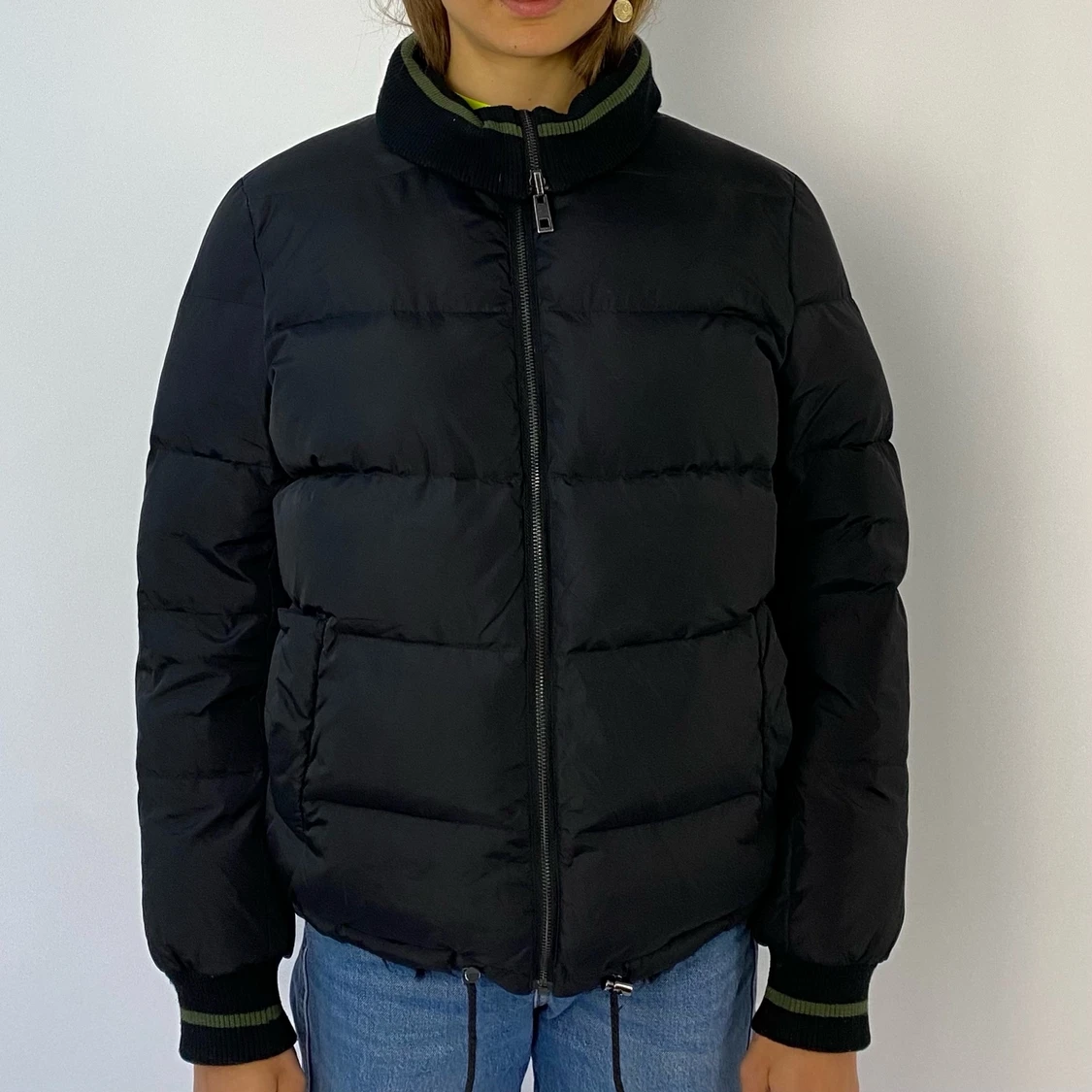 Varm vendbar dunjakke