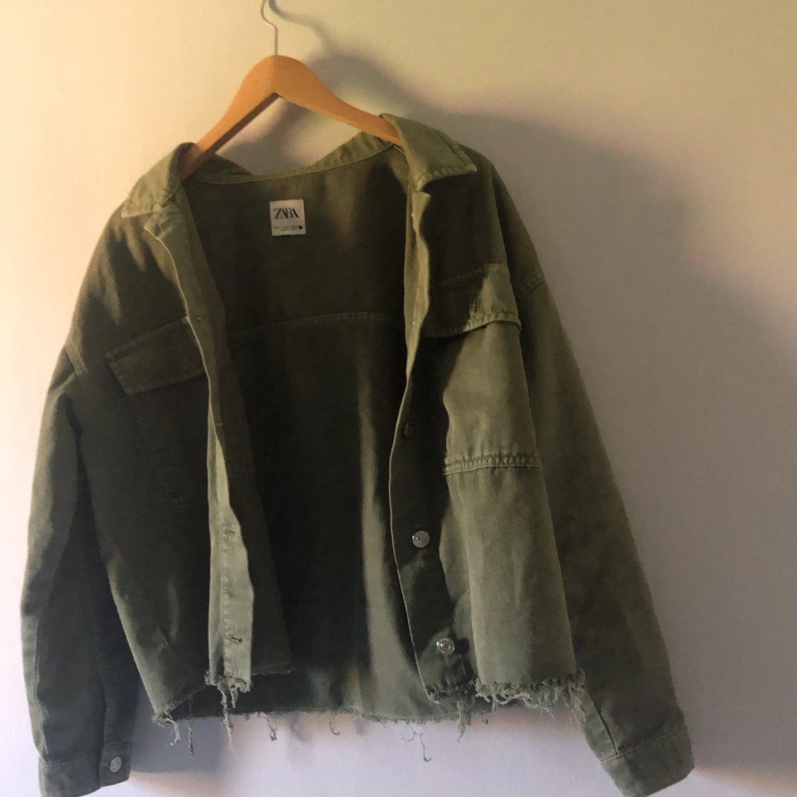 Jeansjacka militärgrön✨ - 91