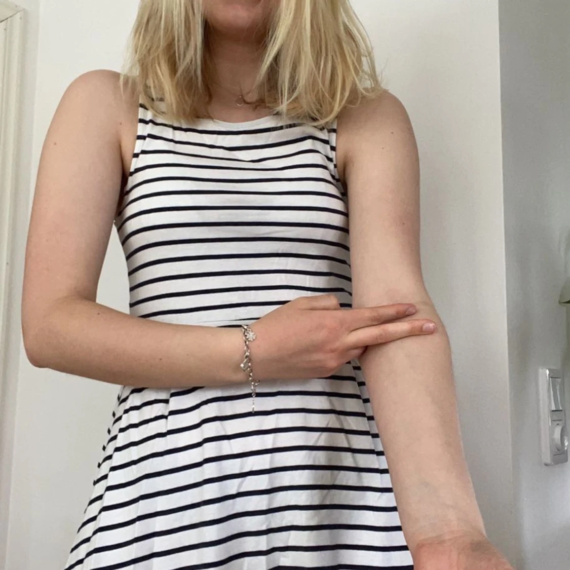 Randig klänning  - 90