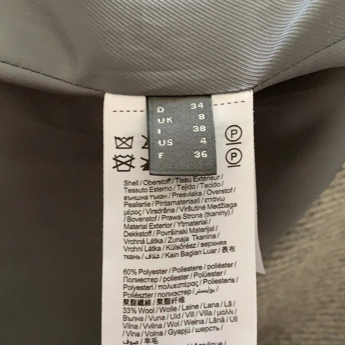 Esprit grå jacka storlek 34 - 90