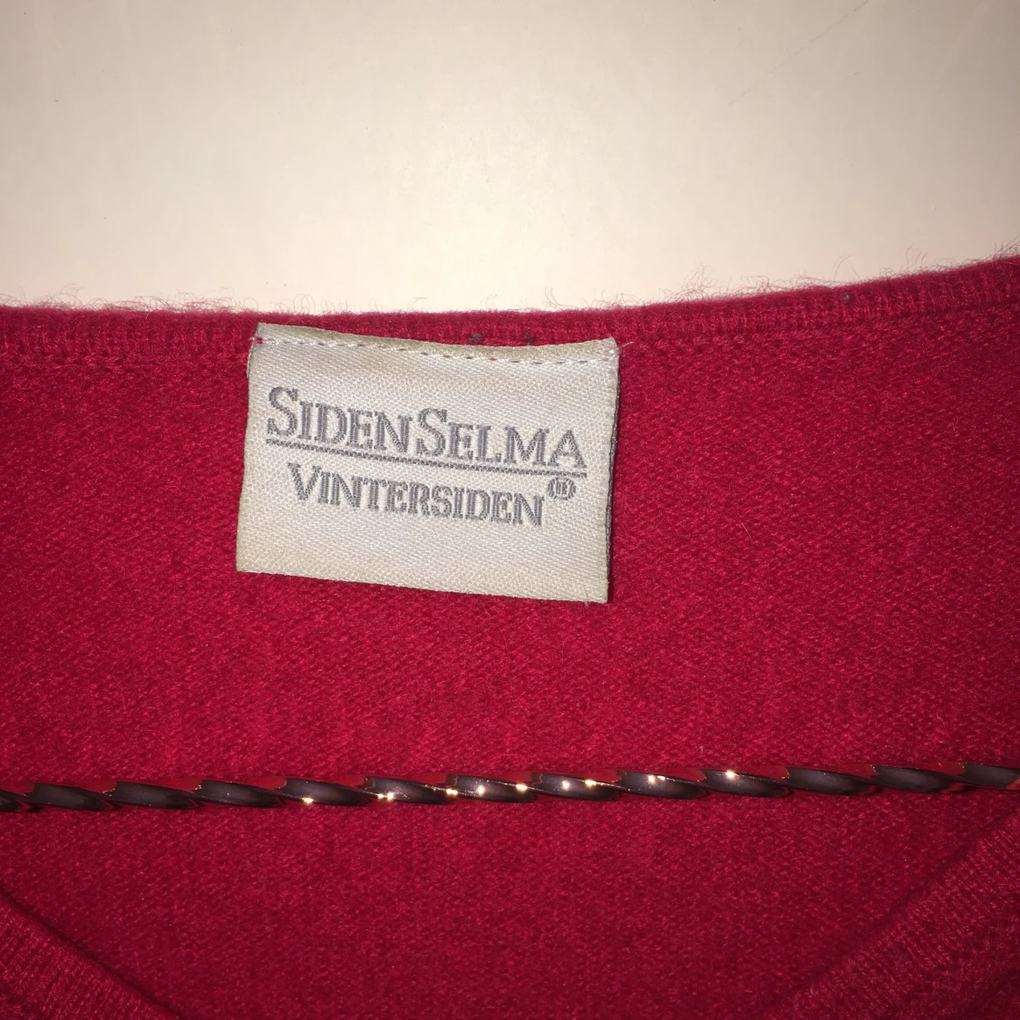 Lammullströja från Sidenselma storl S - 90