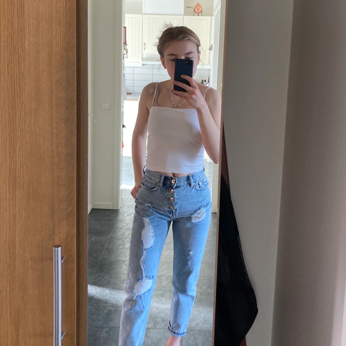 Slitna mom jeans - 91